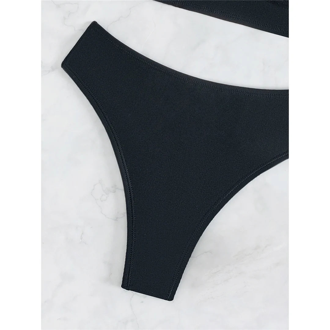 S - XL Cross Back Mini Micro Thong Bikini Female Swimsuit Women Swimwear Two-pieces Bikini set Bather Bathing Suit Swim K5022