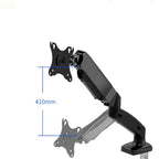 U2JE Single Stand Mount Heavy-Duty Fully Adjustable Desk Clamp Arms for Computer Screens Fits Most 13-27'' Monitors