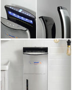 Full New Hand Dryer Induction Hotel Restauran High Speed Jet-type Hand Drying Machine Double-sided hand dryer 220v