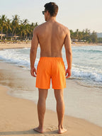 Mens Swim Trunks with Compression Liner Phone Pocket Summer Quick Dry Board Shorts Beach Shorts Swimwear Swimsuit Bathing Suits