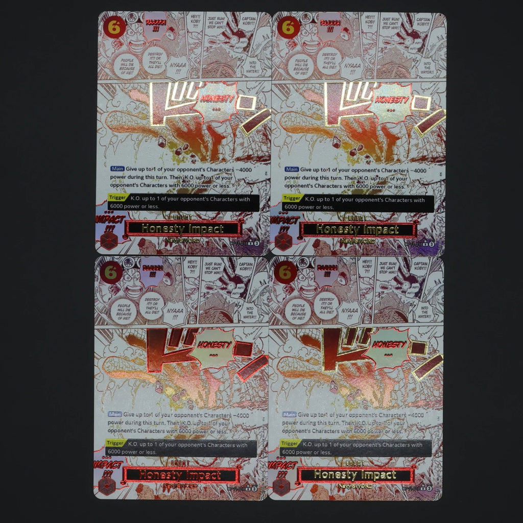 One Piece TCG OPCG English Manga Event Card Set Gear 2 DDM GGG Ground Death Frighten Me OP09 OP10 OP11 OP12 OP14 Gold Stamping