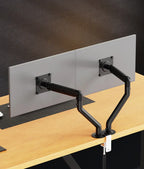 Adjustable display robotic arm for 17 to 32 inches heat dissipation desktop computer monitor stand
