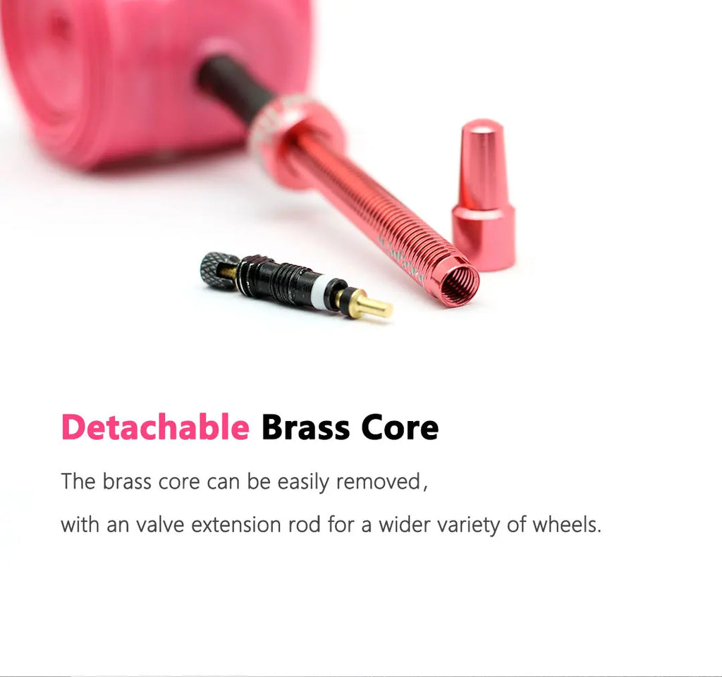 Ridenow Upgraded Metal Nozzle 700c Tpu Inner Tube External Thread Tube 700x18-32c Road Bike Removable Valve Cores Inner Tire