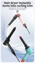 Automatic Curling Iron Hair Styling Tool for Hd15/16/17/18 Curling Wand 1.25 Inch Fast Heating Anti-Scald Ionic Hair Accessories