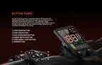 JOYOR T10 Folding Electric Scooter, Dual 1000W Motor, 10 inch Off-road Adults E-scooter with 60V 18Ah Battery