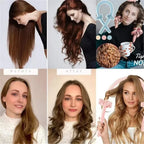 Heatless Curling Rod Night Cap No Heat Ribbon Lazy Hair Curlers Headband Hair Rollers Sleeping Soft Headband Hair Styling Tools