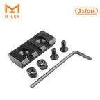 Hunting Tactical Picatinny Rail 3-13Slots 20mm Aluminum Rail Adapter Mount for Keymod / M-LOK System Handguard Scope Mount Base