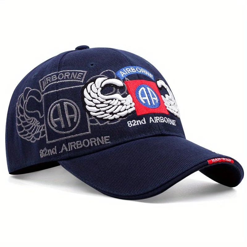 New Men's Tactical Hat Outdoor Fishing and Mountaineering  Baseball Cap 82nd Airborne