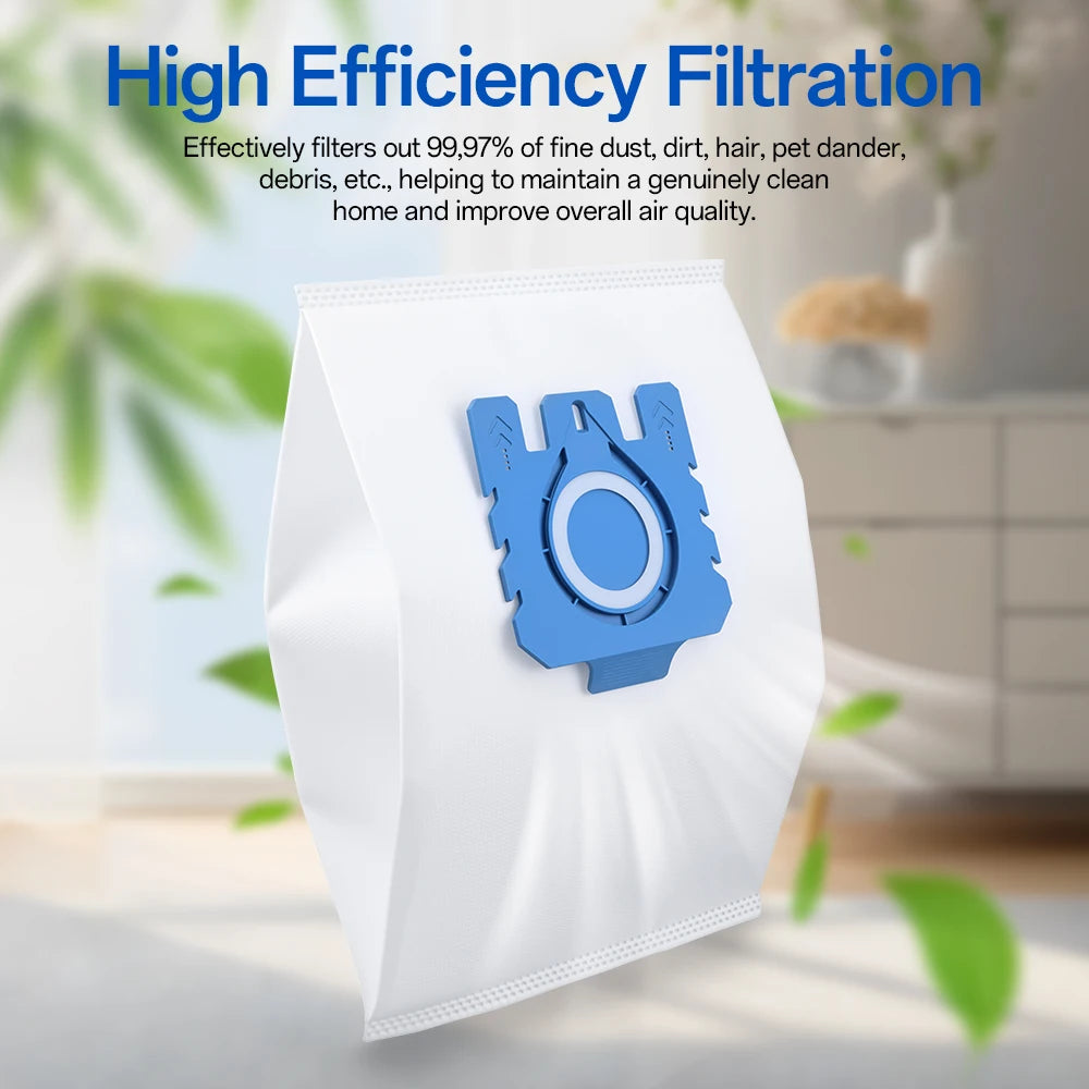 3D Airclean Bags Replacement for Miele GN Vacuum Cleaner Bags Classic C1 Complete C1 C2 C3 S227 S240 S270 S400 S2 S5 S8 Series