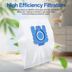 3D Airclean Bags Replacement for Miele GN Vacuum Cleaner Bags Classic C1 Complete C1 C2 C3 S227 S240 S270 S400 S2 S5 S8 Series
