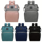 Mommy Bag Lightweight Portable Folding Crib Bed Large-capacity Travel Maternity Bags Baby Backpack Female Mommy Outting Bag