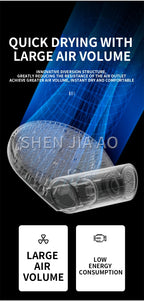 110V/220V Body Drier Machine Bathroom Body Dryer Negative Ions Human Skin Drier Hand Dryer 1350W with scale