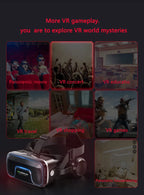 VR Glasses 3D Virtual Reality Headset Devices Helmet Lenses Goggles Smart For Smartphones Phone Cell Mobile Game Viar Viewer Set