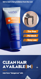 Men's Hair Removal Cream Permanent Epilator Private Area Painless Hair Remover Growth Inhibitor Spray Suitable Sensitive Skin