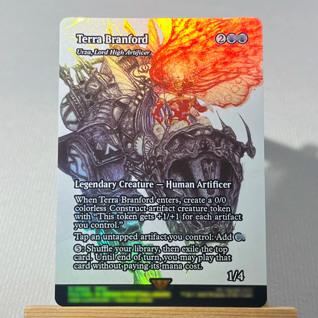 FCA FIN FIC PIP LTR FOIL4-002 magical cards Ancient Copper Dragon Tcg proxy Traveling Chocobo Celes, Rune Knight gathering