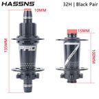 HASSNS Noisy Cube Pro 7 Freehub MTB Rear Hub 32 Holes Dirt Jump Bike Hub Changes Bicycle Cube 15*100/10*135MM Cycling Bushings