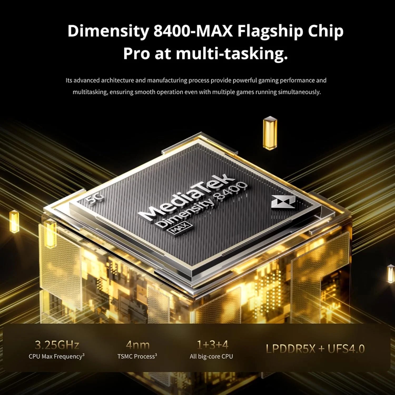 realme GT 7T, 5G Dimensity 8400-MAX Chipset, 7000mAh Battery 120W Charge, 50MP OIS Camera NFC