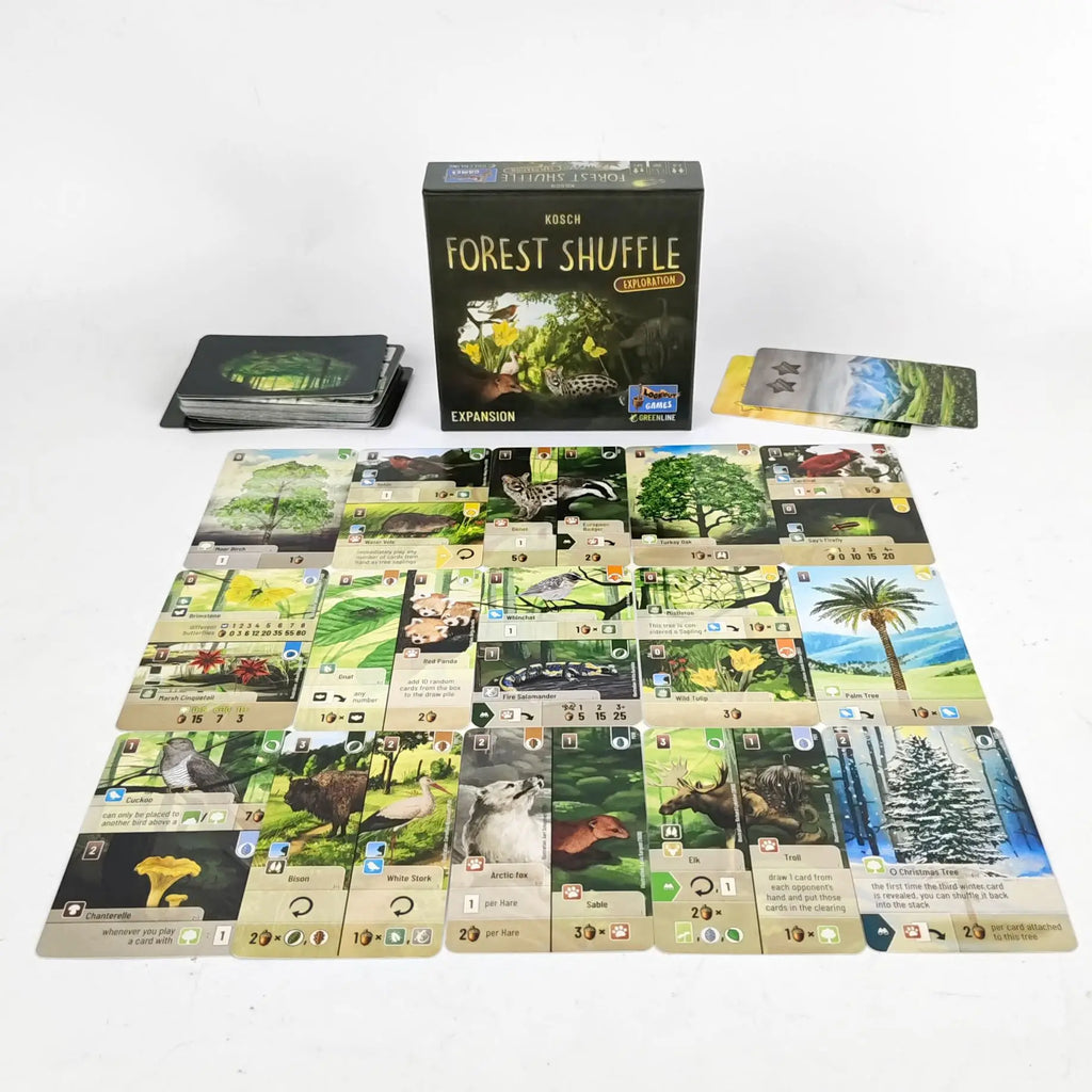 Forest Shuffle Card Game - Clever Strategy Game Fun Family Game for Kids and Adults - Woodland Edge、ALPINE、Expansion Game
