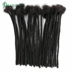 Human Hair Dreadlocks Extensions Brazilian Real Human Hair locks Extensions Handmade Dreadlocks for Women/Men 8-24 Inch