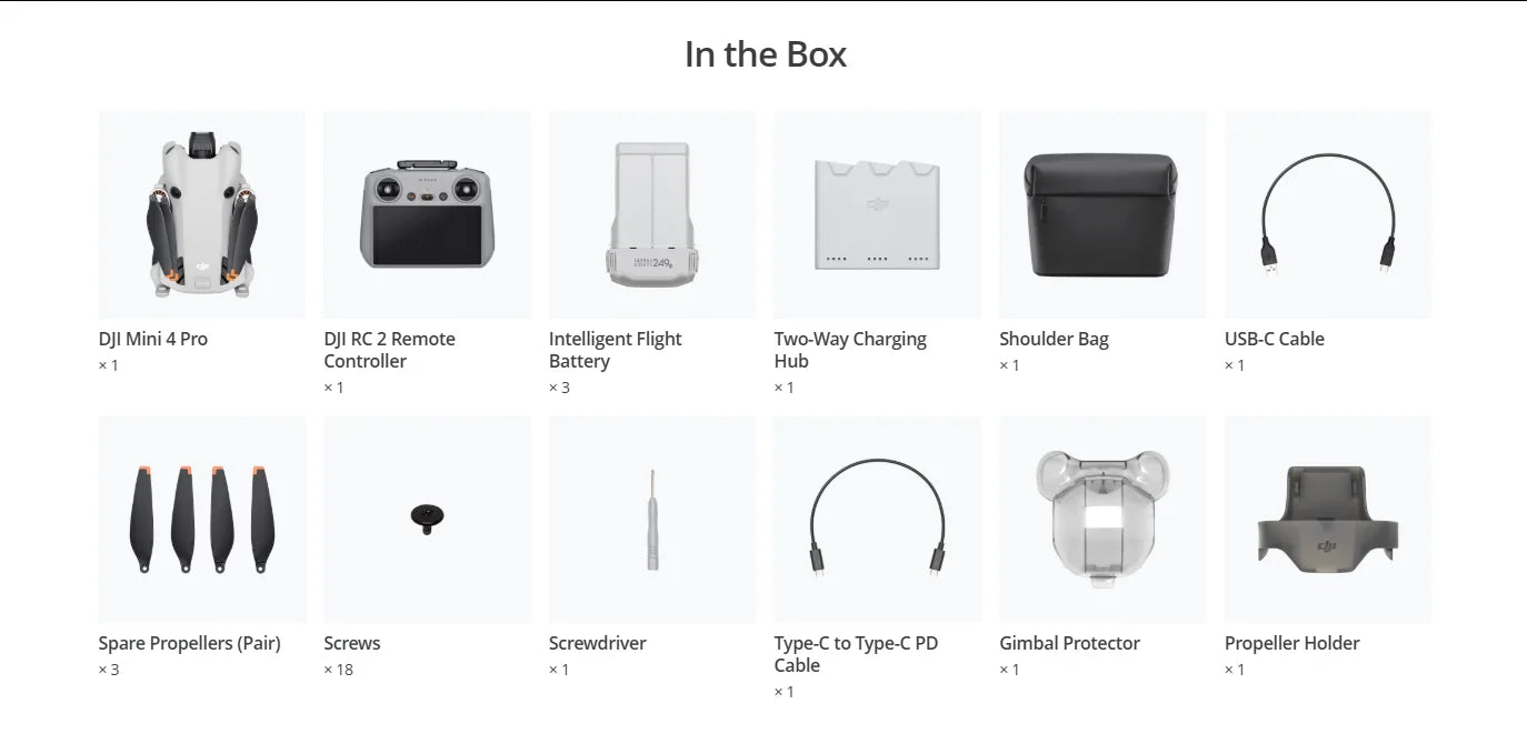 [EU STOCK] DJI Mini 4 Pro Mini Drone with 4K HDR Video Camera 34 Minutes Flight Time 20km Max Video Transmission Range New Original C0