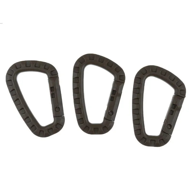Tactical Carabiner Carabina Karabiner Clip Plastic Cadet Hiking Camping