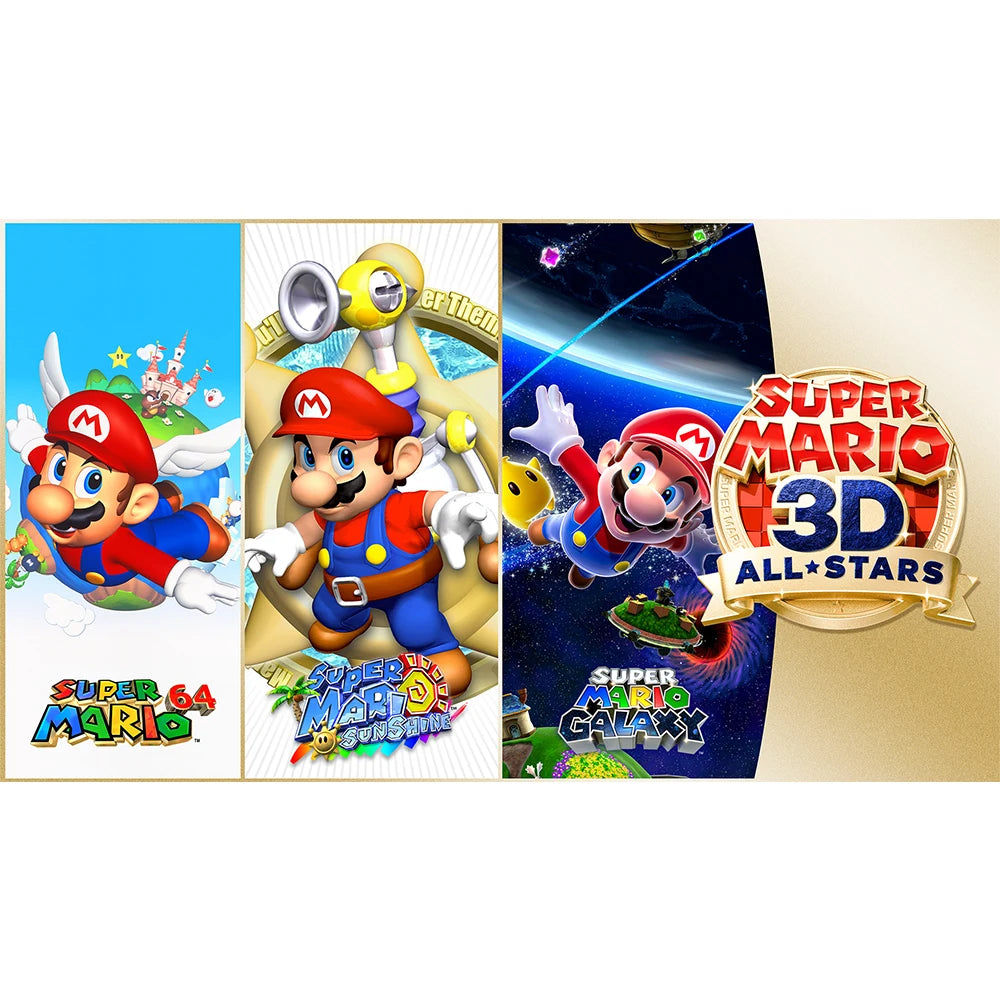 Nintendo Switch Game - Super Mario 3D All Stars Collection - 100% Official Physical Game Card RPG Genre for Switch OLED Lite