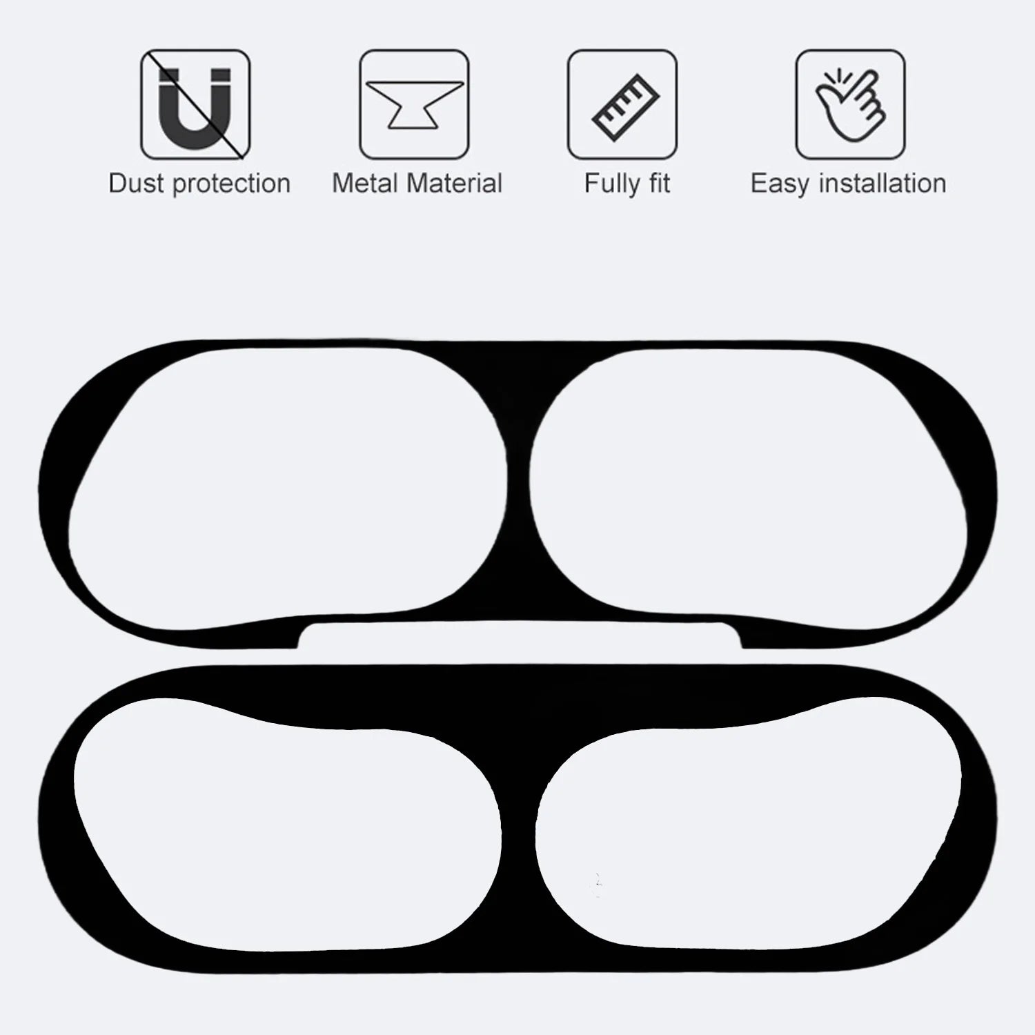 Metal Dustproof Film for Airpods Pro 3 Guard Sticker Anti-Scratch Protectors Ultra Thin for Airpod Pro3 Case Accessories Secondary image