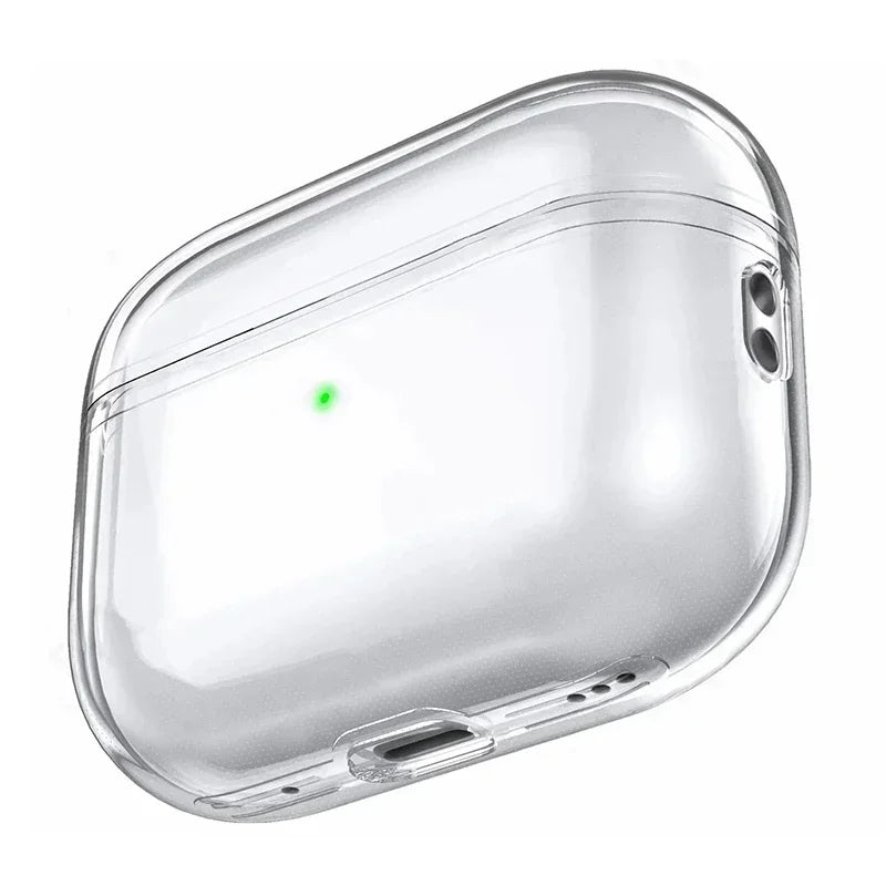 Transparent PC Earphone Case For AirPods 4 3 2 1 Pro 2 USB C Cover Hard Anti-fall Clear Headphone Coque For AirPods 4 4th Pro2 Secondary image
