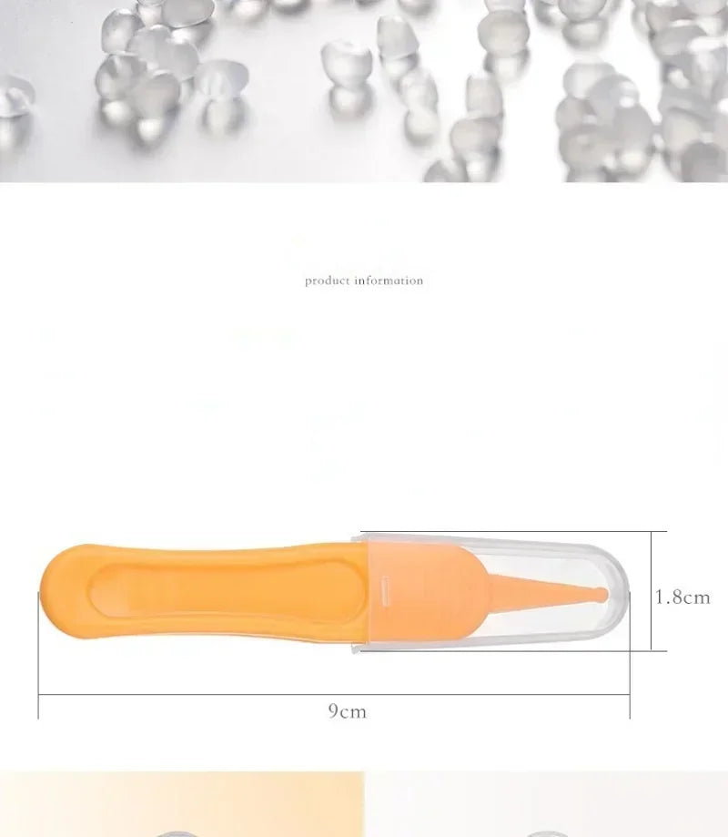 Baby Nose Cleaner Tool Toddler Nasal Cavity Care Supplies Kids Safety Tweezers Cleaning Forceps Baby Essentials Plastic Tweezers