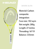HEAD Carbon Composite Integration Tennis Racket For Beginners Men Women College Students Single Training Racquet