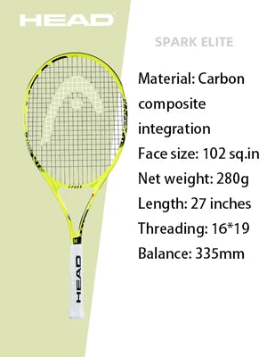 HEAD Carbon Composite Integration Tennis Racket For Beginners Men Women College Students Single Training Racquet