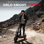 New HALO KNIGHT T107Pro Large Display Smart Escooter Adults 60V 38.4Ah Battery 3000W Dual Motor 95KM/H Powerful Electric Scooter