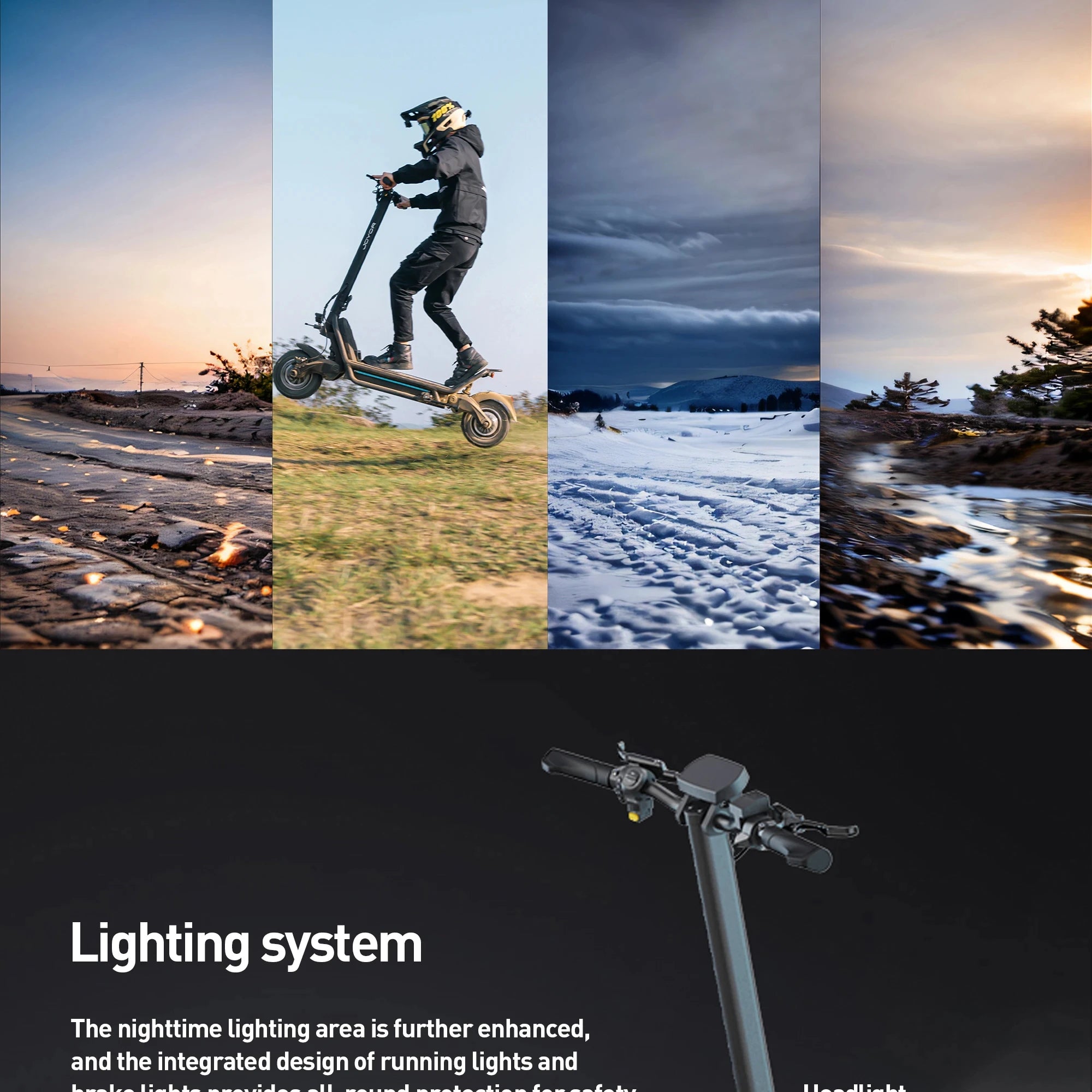 JOYOR E6-S Adult Electric Scooter 3200W Motor 60V31.5AH Battery Off-road EScooters NFC Unlock Hydraulic Brake Foldable E-Scooter