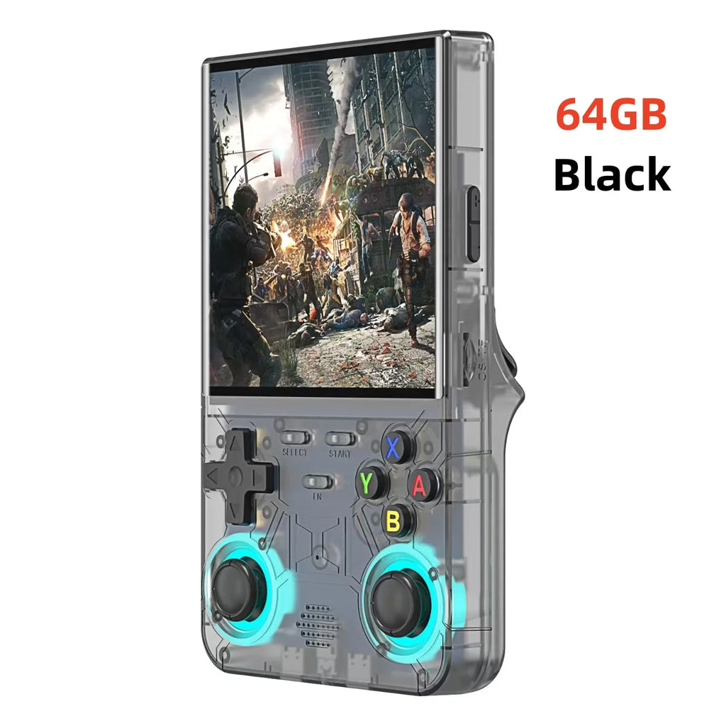 R36 Ultra Handheld WIFI Game Player 4 Inch IPS Screen Open Source Retro Video Player 64G/128G Memory up to 20000+ Games