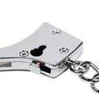 DUTRIEUX Stainless Steel Handcuffs Adjustable Fetish Restraints BDSM Bondage Alloy Lock Hand Ankle Cuffs Set Sex Toys For Couple