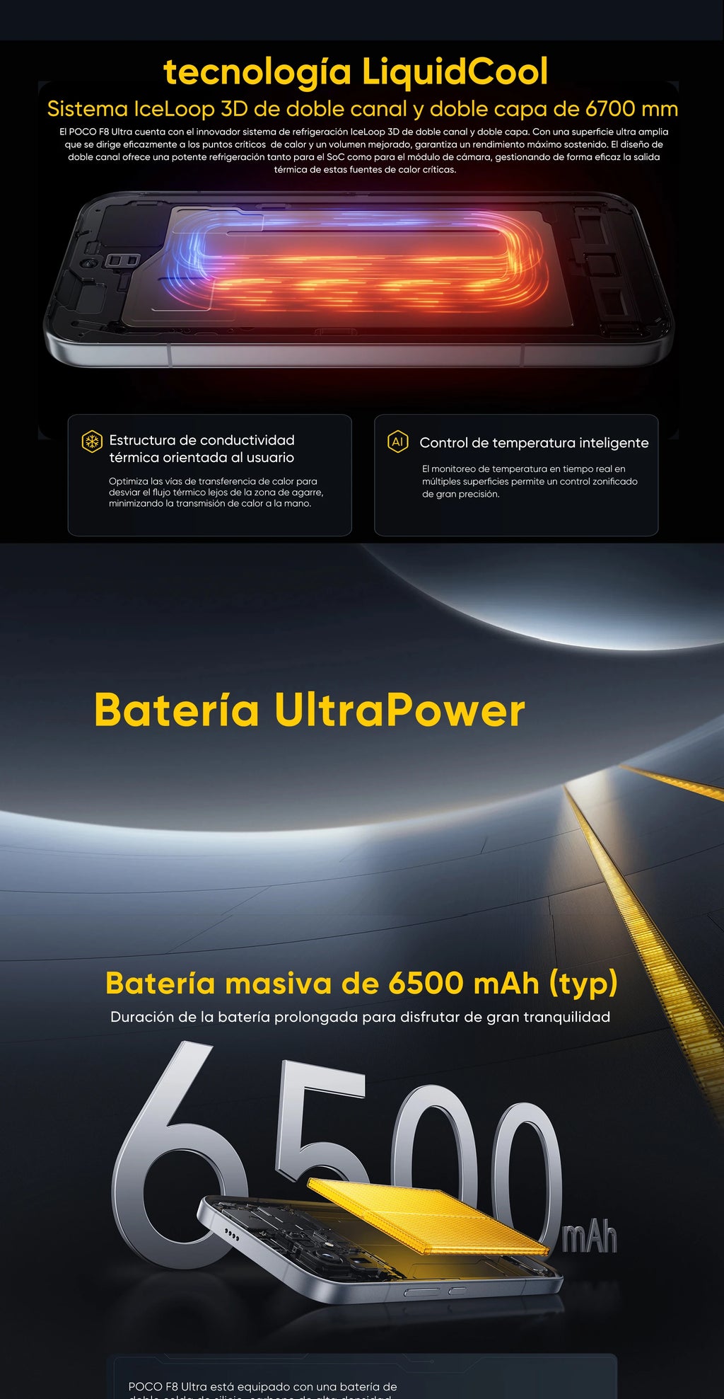 POCO F8 Ultra 5G Global Version Smartphone Snapdragon® 8 Elite Gen 5 6.9" Eye-care AMOLED display 6500mAh 100W HyperCharge NFC