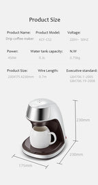 Home Drip Coffee Maker Multifunctional Coffee Tea Brewing Machine Small Office Americano Coffee Tea Maker
