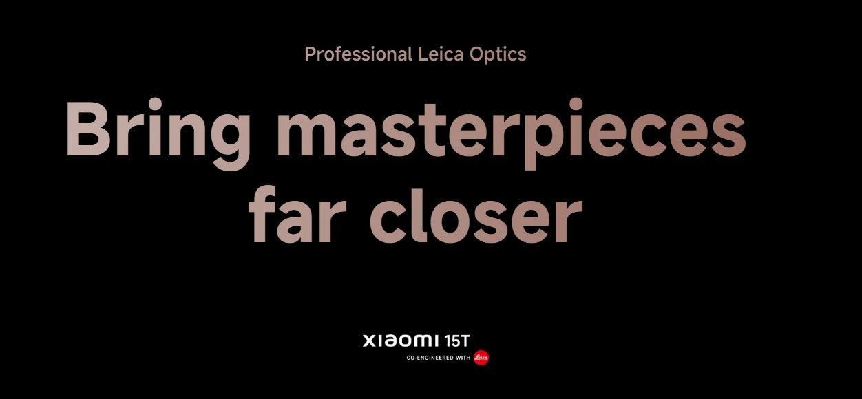 Global Version Xiaomi 15T Ultra-slim Smartphone 12GB 256GB Professional Laica Triple Camera Immersive 6.83 "Display 7.5mm Thin Slim Body