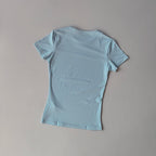 Nude-sensing Solid Color Yoga Clothes for Short-sleeved Women's Quick-drying Elastic Tight T-shirt Fitness Clothes Top Clothing