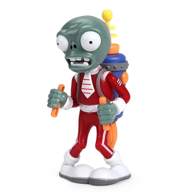 PLANTS VS ZOMBIES Crazy Dave Game Action Figure Roadblock Iron Bucket Grim Reaper Zombie Model Doll Kids Toys Children's Gifts