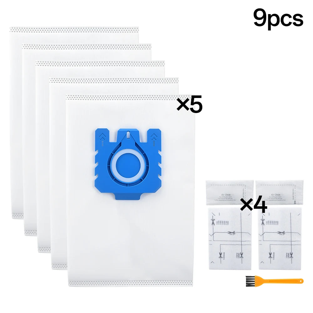 3D Airclean Bags Replacement for Miele GN Vacuum Cleaner Bags Classic C1 Complete C1 C2 C3 S227 S240 S270 S400 S2 S5 S8 Series
