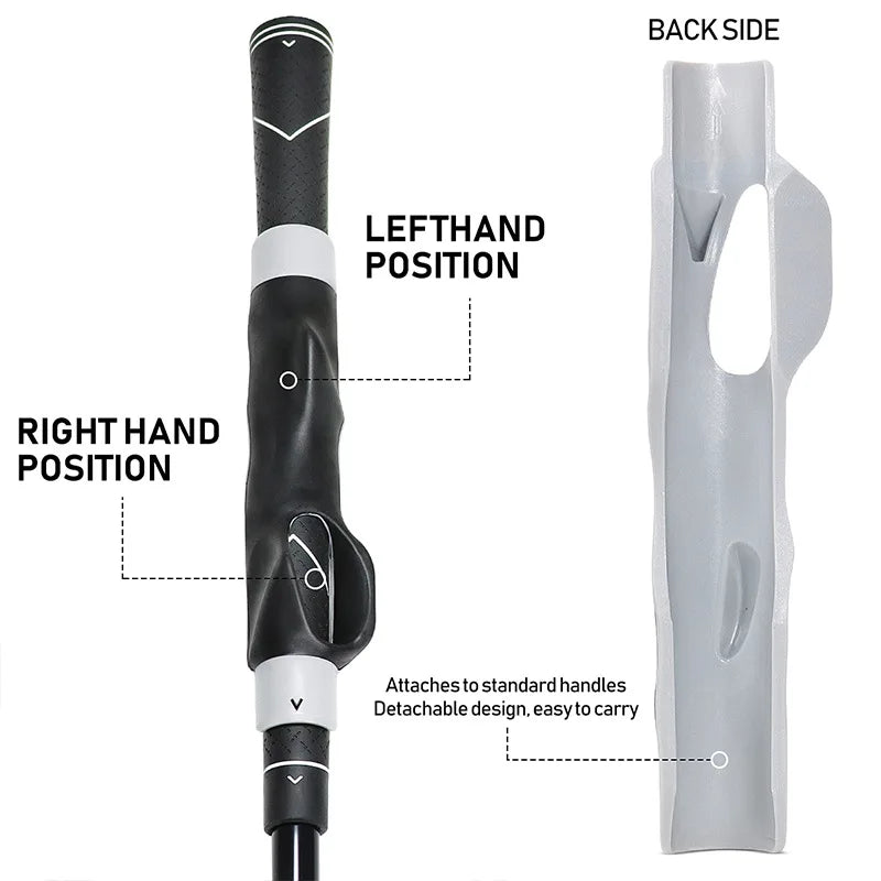Golf Grip Trainer Golf Club Training Aid Enhance Grip Strength Golf Grip Kit for Golf Club To Help Train Correct Hand Position