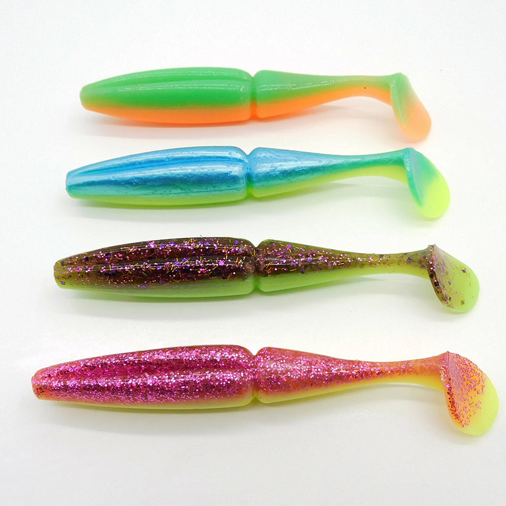 ESFISHING Fishing Lure Easy Shiner 100mm125mm155mm 200mm pesca isca artificial Silicone Bait Leurre Souple pike bass