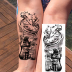 1 Sheet Realistic Jesus Holy Mother Pray Temporary Tattoos For Men Women Adults Long Lasting Waterproof Temp Fake Tattoo Sticker