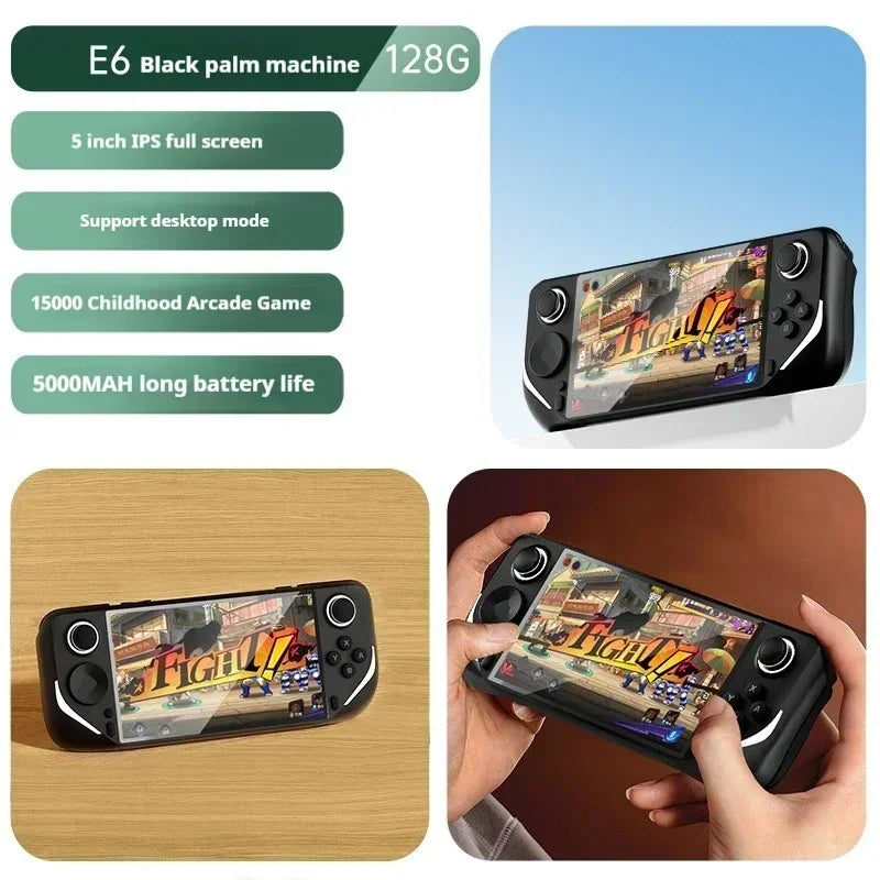 E6 Handheld Gaming Machine Compete With The New Large 3d Gaming Handheld Console 5-Inch Large Screen Portable Gaming Console
