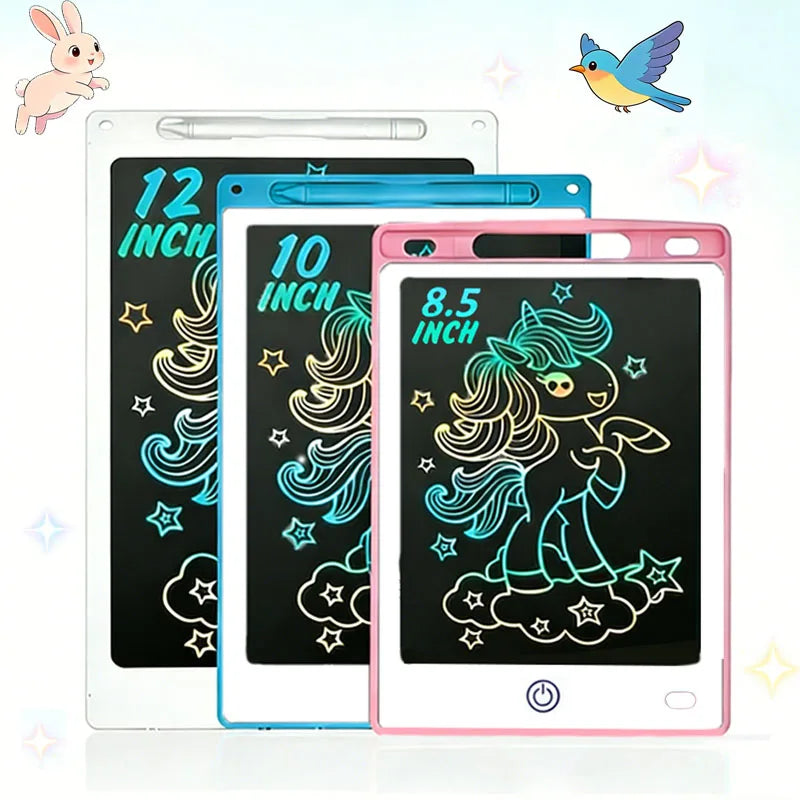 8.5/10/12inch LCD writing board drawing tablet Doodle Blackboard kids counting learning toys  birthday gift travel activity game Main image