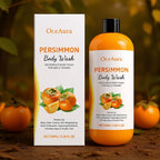 100ml Persimmon Body Wash Exfoliating Shower Gel Moisturizing Skin Cleaning Smooth Soft Body Odor Remover Bath Products