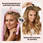 Heatless Curling Rod Night Cap No Heat Ribbon Lazy Hair Curlers Headband Hair Rollers Sleeping Soft Headband Hair Styling Tools