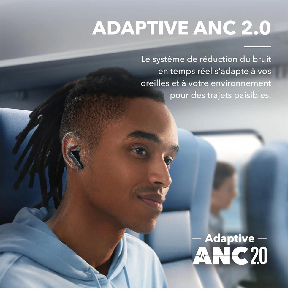 Soundcore by Anker Liberty 4 NC, Bluetooth 5.3 in-ear headphones with adaptive noise cancellation 98.5%
