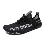 Men Water Sports Shoes Quick Dry Non-Slip Five Finger Shoes Outdoor Wading Swimming Barefoot Aqua Shoes Lightweight Sneakers